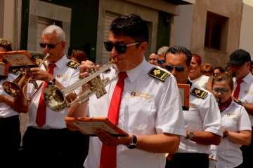 San Ignacio de Loyola se despide de sus fiestas en La Majadilla-Telde (Foto Francisco Javier Santana)